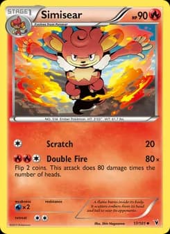 Simisear card in English