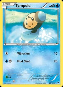 Tympole card in English