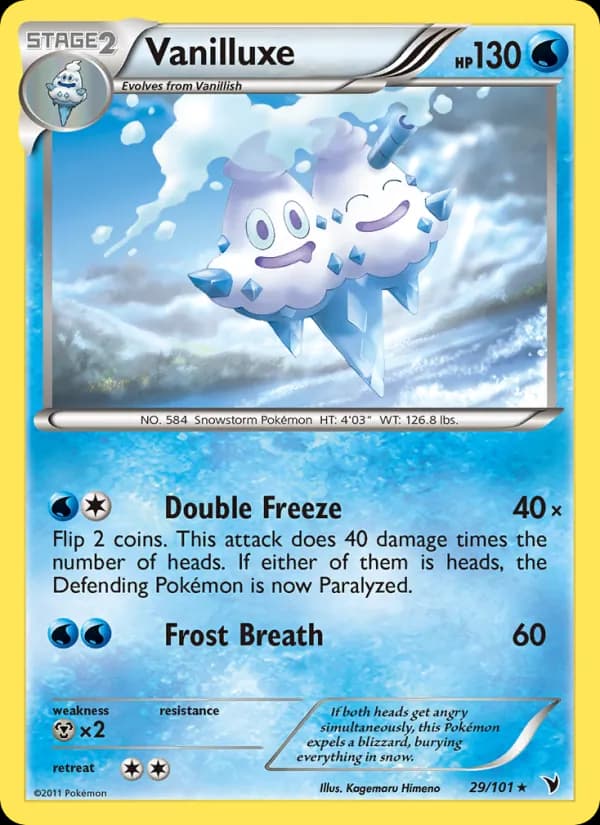 Vanilluxe card in English