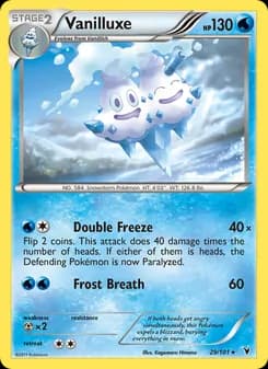 Vanilluxe card in English