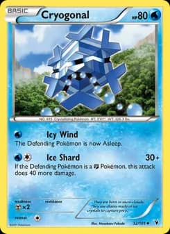 Cryogonal card in English