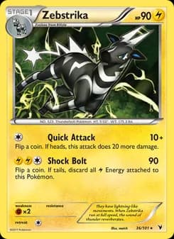 Zebstrika card in English