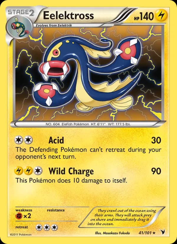 Eelektross card in English