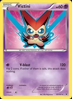 Victini card in English