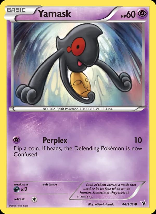 Yamask card in English