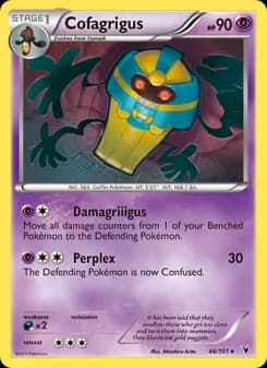 Cofagrigus card in English