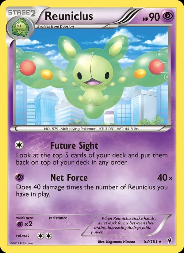 Reuniclus card in English