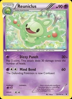 Reuniclus card in English