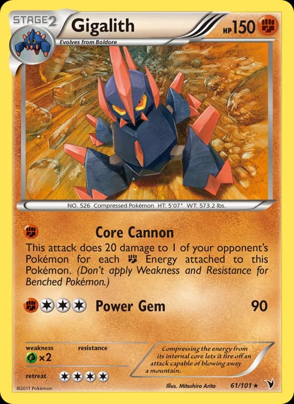 Gigalith card in English