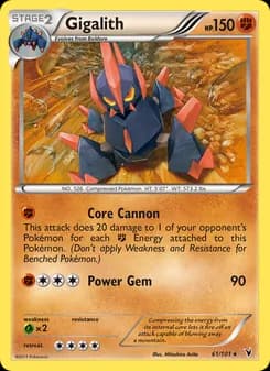 Gigalith card in English