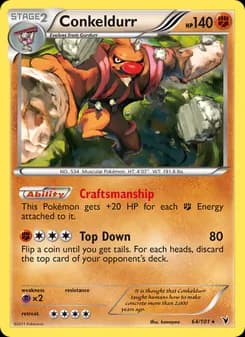 Conkeldurr card in English