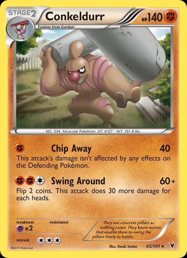 Conkeldurr card in English