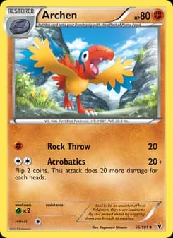 Archen card in English