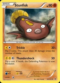 Stunfisk card in English