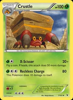 Crustle card in English