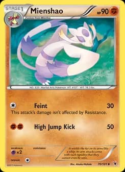 Mienshao card in English