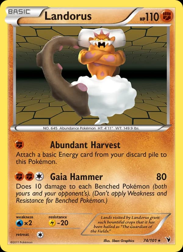 Landorus card in English