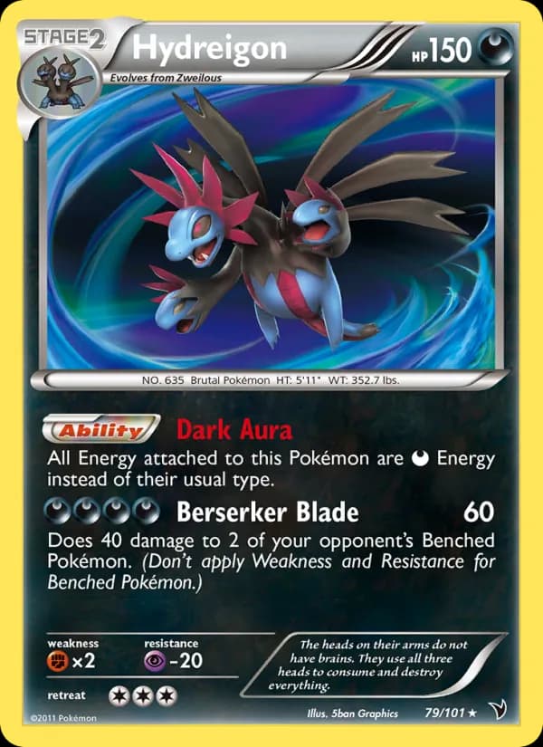 Hydreigon card in English