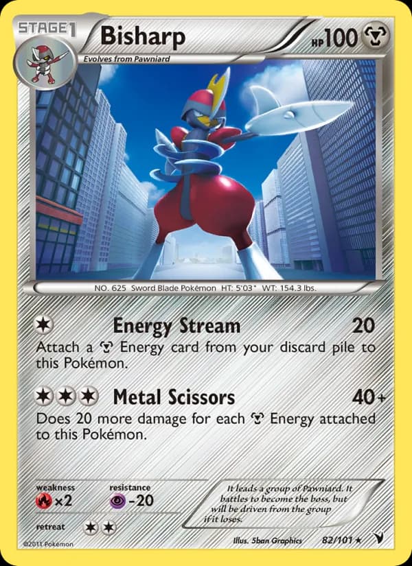 Bisharp card in English