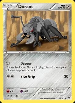 Durant card in English