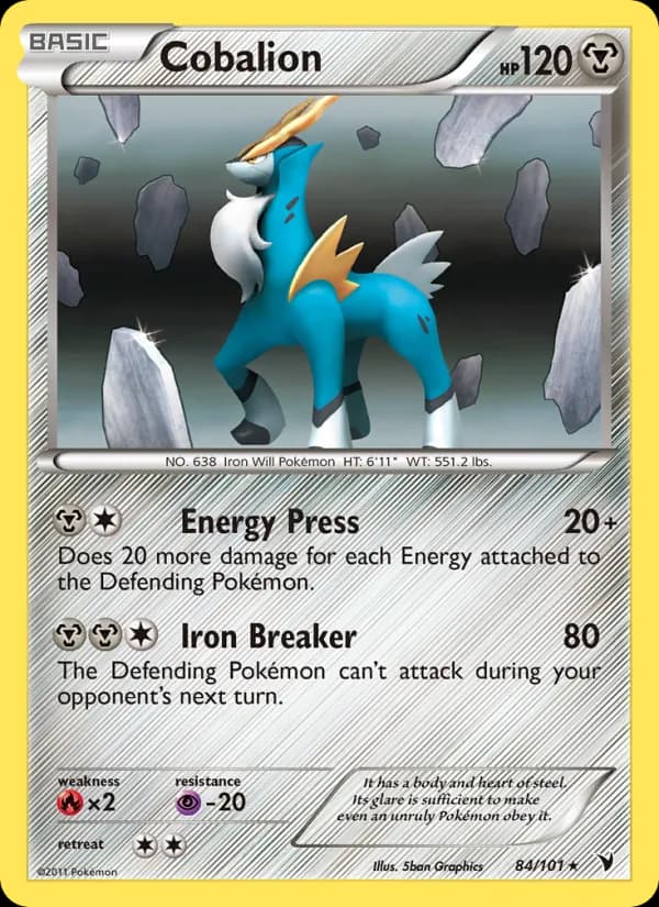 Cobalion card in English