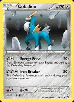 Cobalion card in English