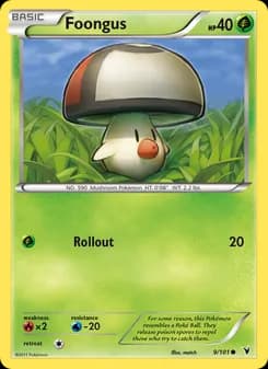 Foongus card in English