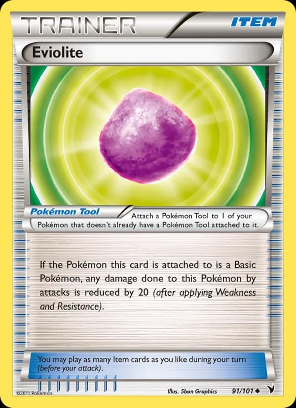 Eviolite card in English