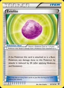 Eviolite card in English