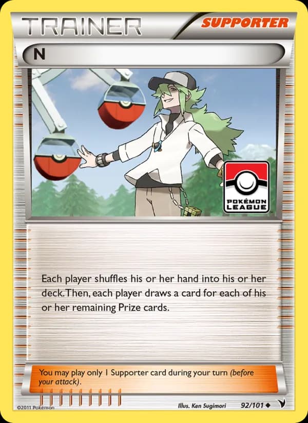 N card in English