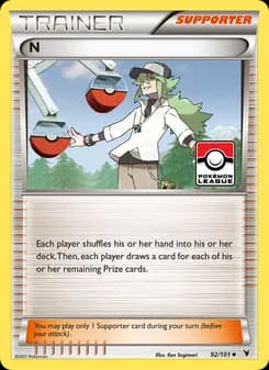 N card in English