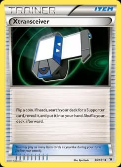 Xtransceiver card in English