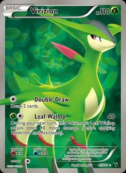 Virizion card in English