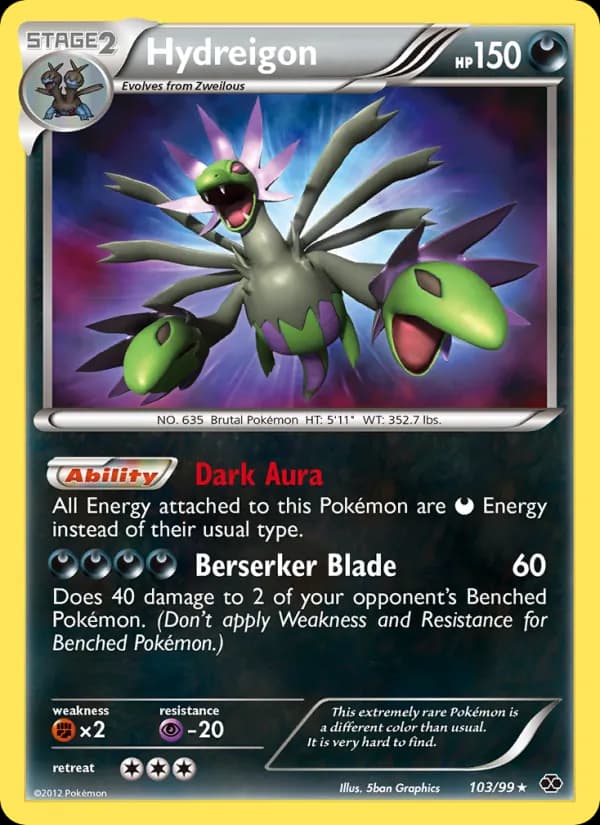 Hydreigon card in English