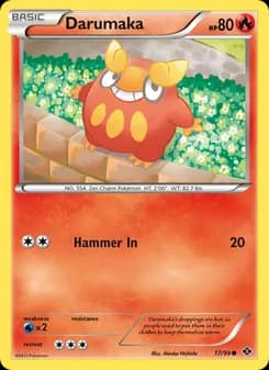 Darumaka card in English