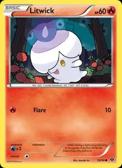 Litwick card in English