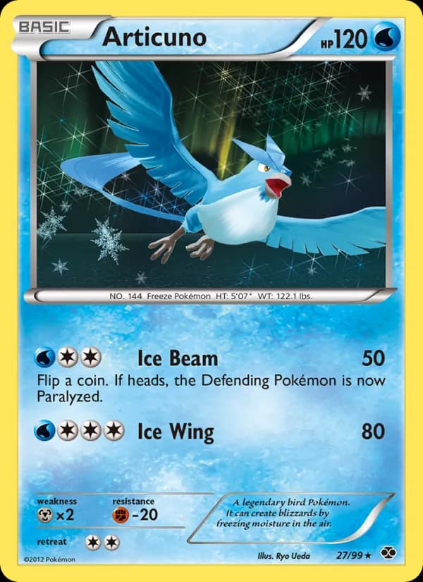 Articuno card in English