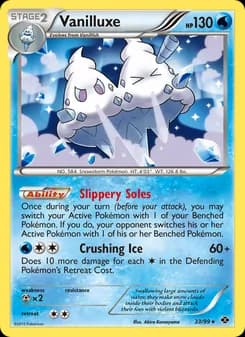 Vanilluxe card in English