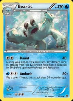 Beartic card in English