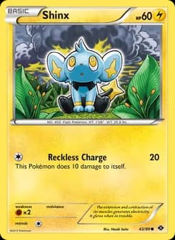 Shinx card in English
