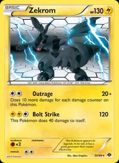 Zekrom card in English