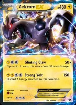 Zekrom-EX card in English