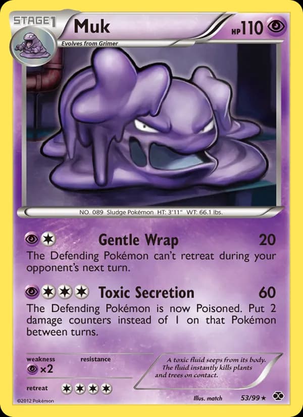 Muk card in English