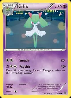 Kirlia card in English