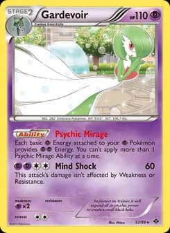 Gardevoir card in English