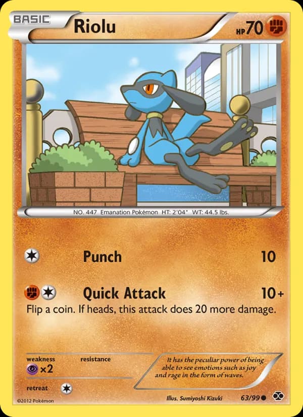 Riolu card in English