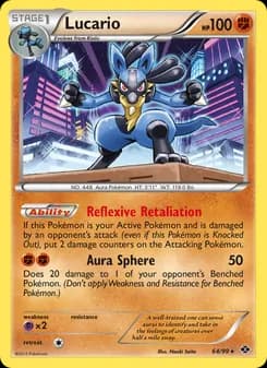 Lucario card in English