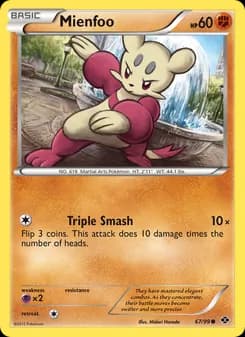 Mienfoo card in English