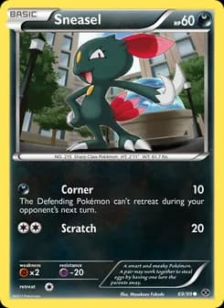 Sneasel card in English