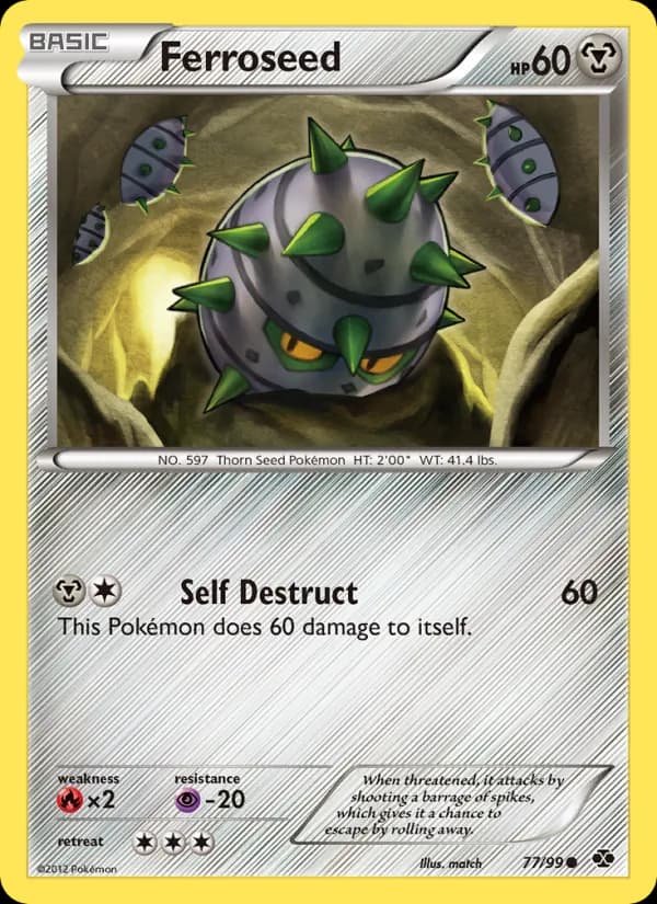 Ferroseed card in English